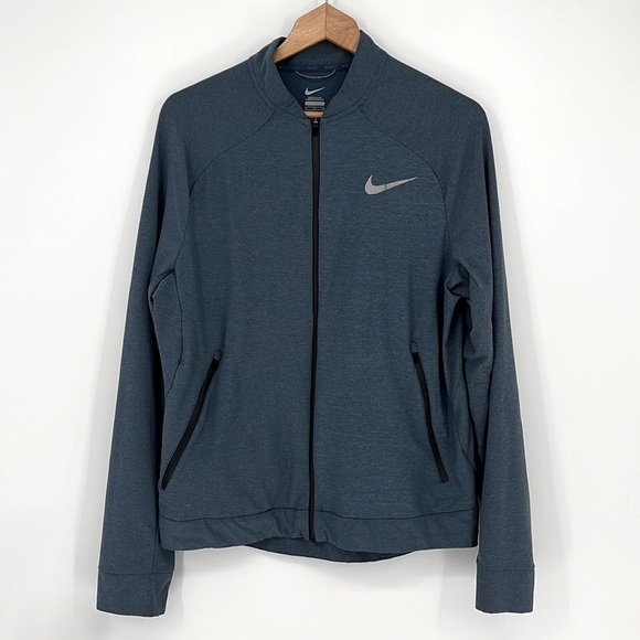 Nike Full Zip Jacket Blue Mens Size Medium - Picture 1 of 10